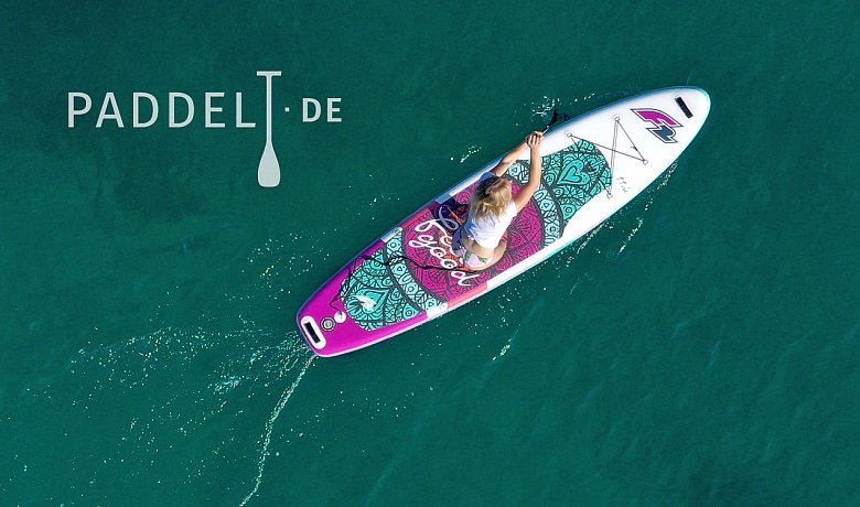 SUP F2 FEELGOOD 10'2 PINK mit Paddel - aufblasbares Stand Up Paddle Board