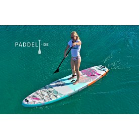 SUP F2 SHINE 10'5 ALLOVER mit Paddel - aufblasbares Stand Up Paddle Board