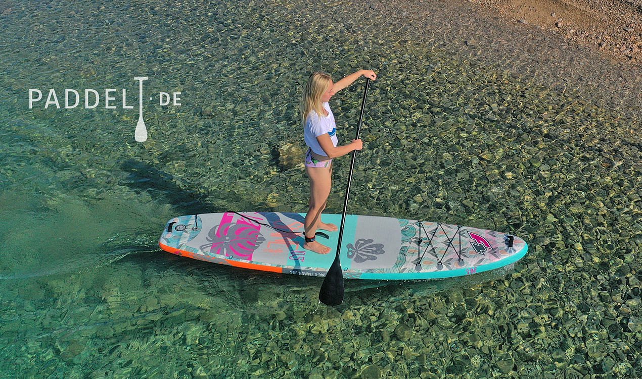 Paddleboard F2 SHINE 10'5 ALLOVER s pádlem - nafukovací paddleboard