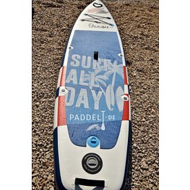 SUP F2 OCEAN BOY 9'2 BLUE mit Paddel - aufblasbares Stand Up Paddle Board
