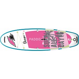 SUP F2 OCEAN GIRL 9'2 PINK  mit Paddel - aufblasbares Stand Up Paddle Board
