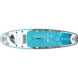 SUP F2 SAMOA KID 9'2 BLUE mit Paddel - aufblasbares Stand Up Paddle Board