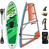 WindSUP HYDRO FORCE FREESOUL COMBO 11'2  incl. STX PowerKid Segel - aufblasbares Stand Up Paddle Board mit Windsurf Option, Kajak