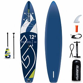 SUP GLADIATOR PRO 12'6 Sport mit Paddel - aufblasbares Stand Up Paddle Board