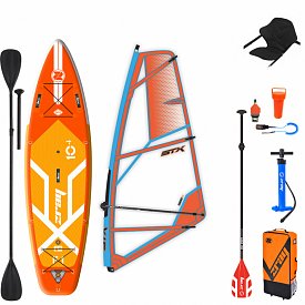 ZRAY F1 FURY 10'4 WindSUP incl. Segel - aufblasbares Stand Up Paddle Board, Windsurfboard und Kajak