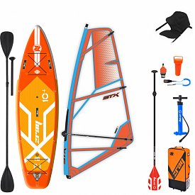 ZRAY F1 FURY 10'4 WindSUP incl. Segel - aufblasbares Stand Up Paddle Board, Windsurfboard und Kajak