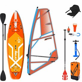 ZRAY F1 FURY 10'4 WindSUP incl. Segel - aufblasbares Stand Up Paddle Board, Windsurfboard und Kajak