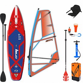 ZRAY FURY PRO 11'0 WindSUP incl. Segel - aufblasbares Stand Up Paddle Board, Windsurfboard und Kajak