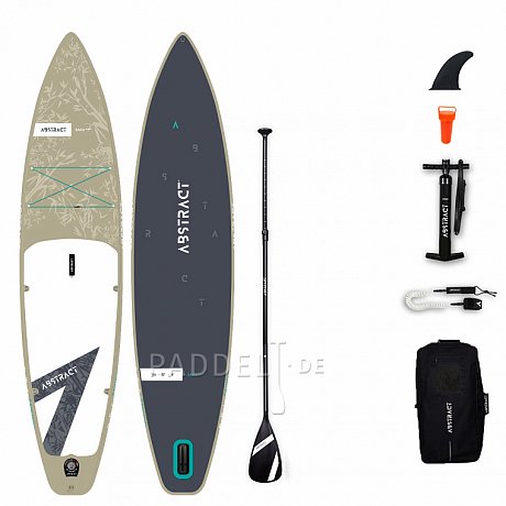 SUP ABSTRACT SAKU 11'6 SABLE mit Paddel  - aufblasbares Stand Up Paddle Board