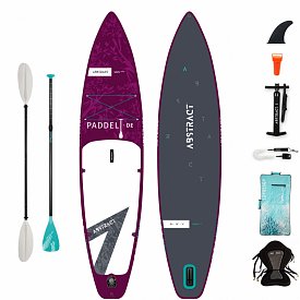 SUP ABSTRACT SAKU 11'6 SAPHIR mit Paddel - aufblasbares Stand Up Paddle Board