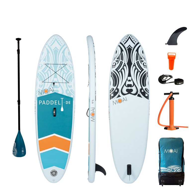 SUP MOAI ALL-ROUND 9'5 - aufblasbares Stand Up Paddle Board