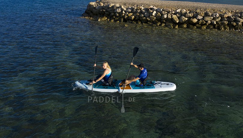 SUP MOAI MULTI-PERSON 12'4 - aufblasbares Stand Up Paddle Board