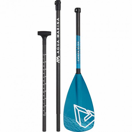 Paddel AQUA MARINA CARBON GUIDE 3-teiliges verstellbares SUP Paddel