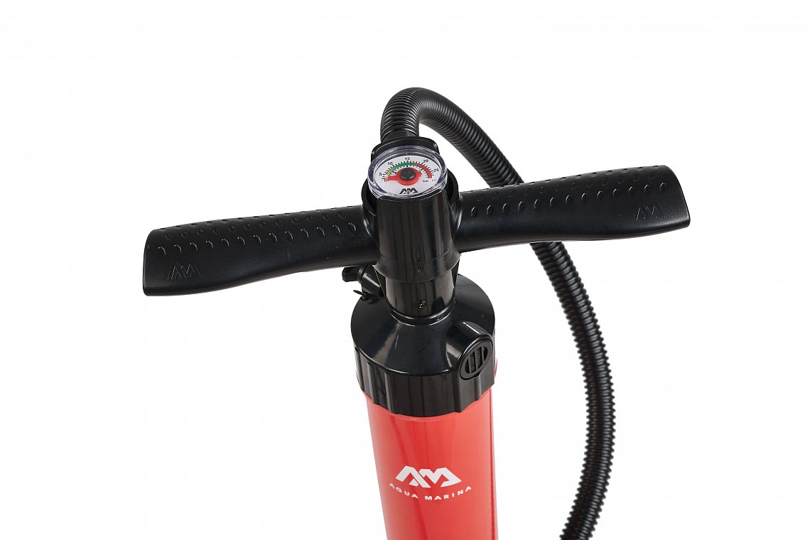 Pumpe AQUA MARINA LIQUID AIR V1 DOUBLE ACTION - universale Pumpe für SUP