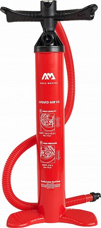 Pumpe AQUA MARINA LIQUID AIR V2 DOUBLE ACTION - universale Pumpe für SUP