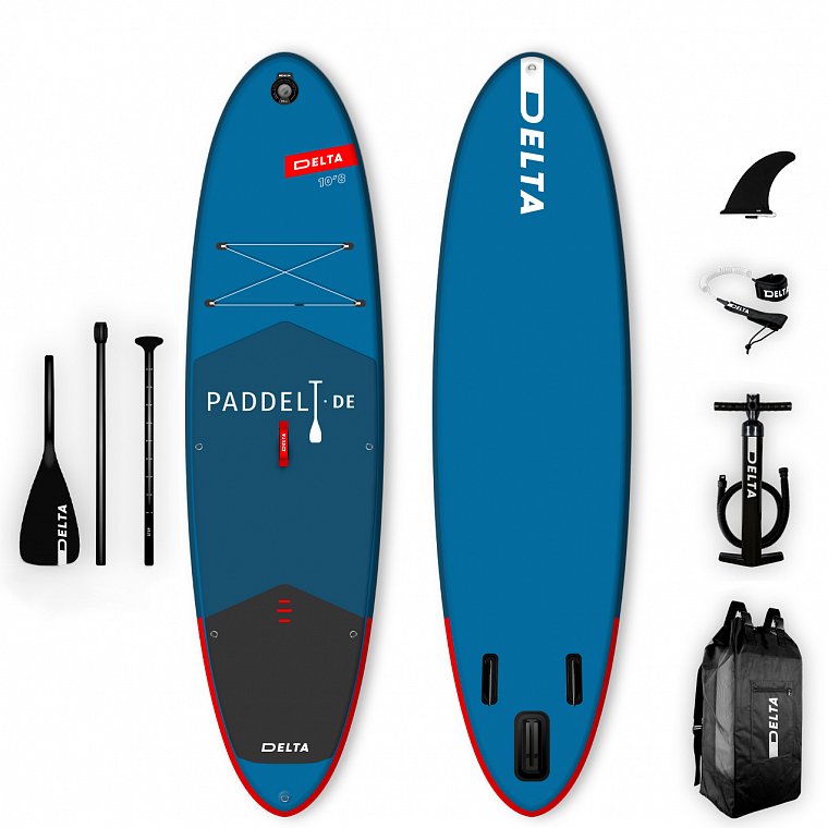 Gå op Advent Stillehavsøer SUP DELTA 10'8 - aufblasbares Stand Up Paddle Board Variante: Kajak-Set |  PADDELT.DE