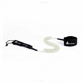 ABSTRACT Coil Leash 10' weiß - Sicherheitsleine für SUP