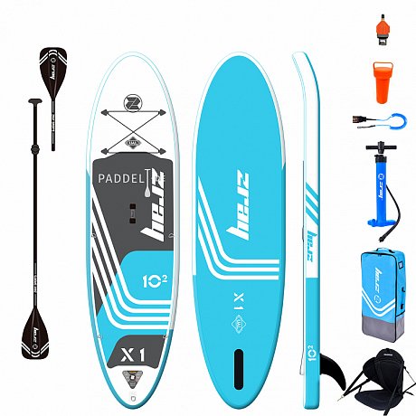 SUP ZRAY X1 X-Rider 10'2 SET - aufblasbares Stand Up Paddle Board