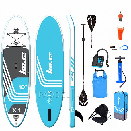 SUP ZRAY X1 X-Rider 10'2 SET - aufblasbares Stand Up Paddle Board