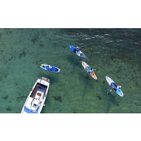 SUP SKIFFO SMU 10'4 COMBO - aufblasbares Stand Up Paddle Board, Windsurfboard und Kajak