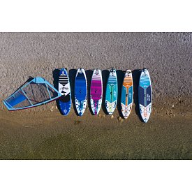 SUP SKIFFO SMU 10'4 COMBO - aufblasbares Stand Up Paddle Board, Windsurfboard und Kajak