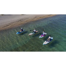 SUP SKIFFO SMU 10'4 COMBO - aufblasbares Stand Up Paddle Board, Windsurfboard und Kajak