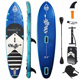 SUP SKIFFO SMU 10'4 COMBO - aufblasbares Stand Up Paddle Board, Windsurfboard und Kajak