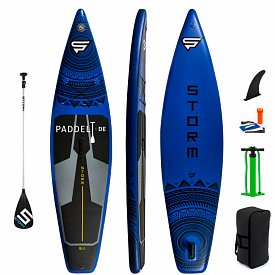 SUP STX STORM Tourer 11'6 x 32'' BLUE mit Paddel - aufblasbares Stand Up Paddle Board