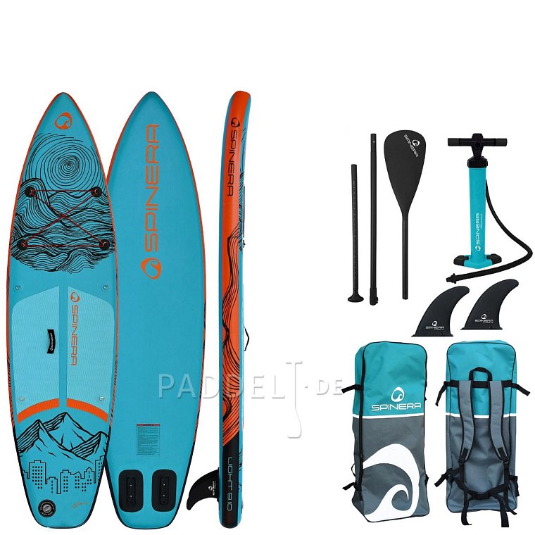 SUP SPINERA LIGHT 9'10 ULT - aufblasbares Stand Up Paddle Board