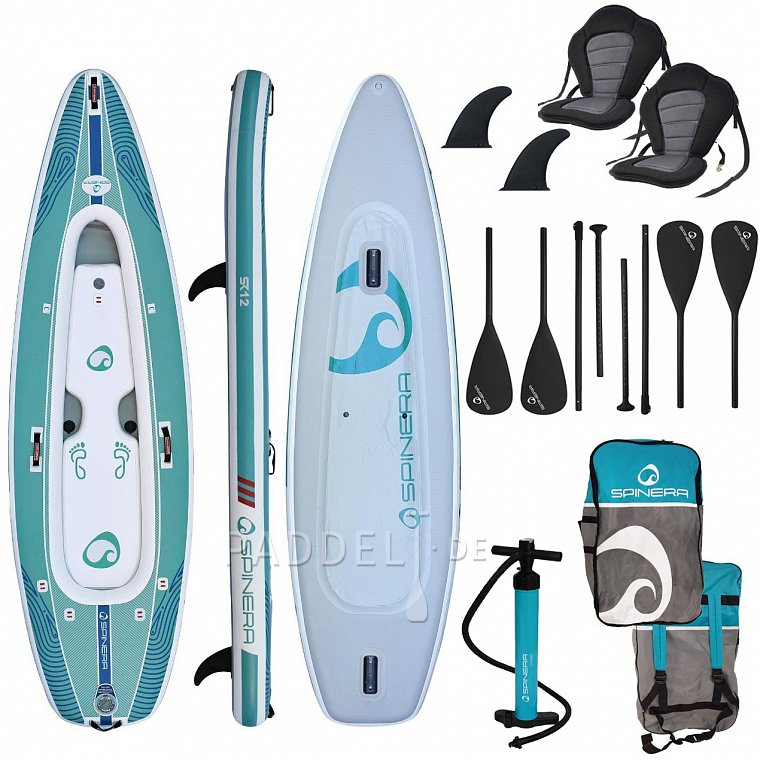 SUP SPINERA SUPKAYAK SK12, 12'0 - aufblasbares Stand Up Paddle Board