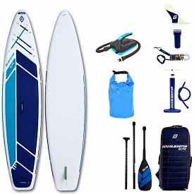 SUP GLADIATOR ELITE 11'2 TOURING mit Karbon Paddel - aufblasbares Stand Up Paddle Board