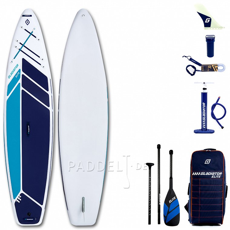 SUP GLADIATOR ELITE 11'4 TOURING  mit Paddel - aufblasbares Stand Up Paddle Board