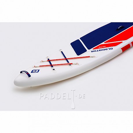 SUP GLADIATOR ELITE 12'6 Sport mit Karbon Paddel - aufblasbares Stand Up Paddle Board