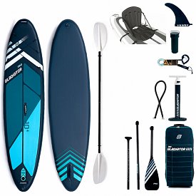 SUP GLADIATOR PRO 10'4 mit Paddel - aufblasbares Stand Up Paddle Board