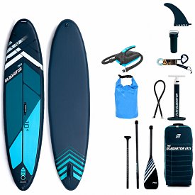 SUP GLADIATOR PRO 10'4 mit Paddel - aufblasbares Stand Up Paddle Board