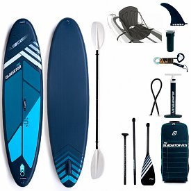 SUP GLADIATOR PRO 10'6 mit Paddel - aufblasbares Stand Up Paddle Board