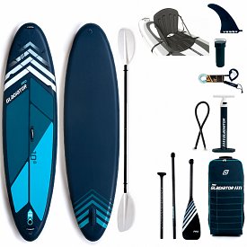 SUP GLADIATOR PRO 10'8 mit Paddel - aufblasbares Stand Up Paddle Board