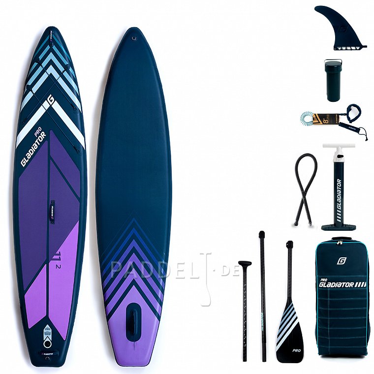 SUP GLADIATOR PRO 11'2 mit Paddel model 2022 - aufblasbares Stand Up Paddle Board