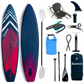 SUP GLADIATOR PRO 11'4 mit Paddel - aufblasbares Stand Up Paddle Board