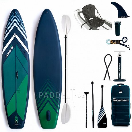 SUP GLADIATOR PRO 11'6  mit Paddel - aufblasbares Stand Up Paddle Board