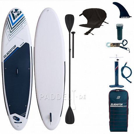 SUP GLADIATOR ORIGIN 10'8 COMBO - aufblasbares Stand Up Paddle Board