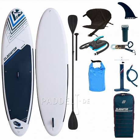 SUP GLADIATOR ORIGIN 10'8 COMBO - aufblasbares Stand Up Paddle Board