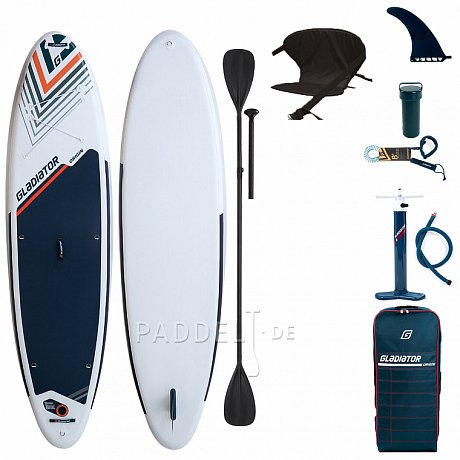 SUP GLADIATOR ORIGIN 10'6 COMBO - aufblasbares Stand Up Paddle Board