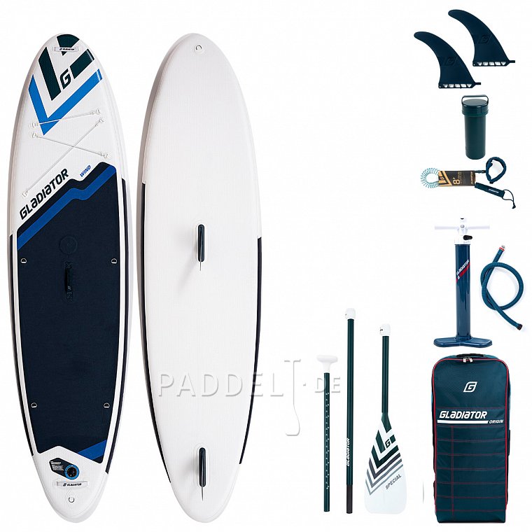 Paddleboard GLADIATOR WindSUP 10'7  SC - nafukovací paddleboard a windsurfing