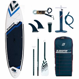 SUP GLADIATOR WindSUP 10'7  SC - aufblasbares Stand Up Paddle Board mit Windsurf Option