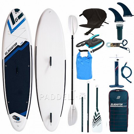 SUP GLADIATOR WindSUP 10'7  SC - aufblasbares Stand Up Paddle Board mit Windsurf Option