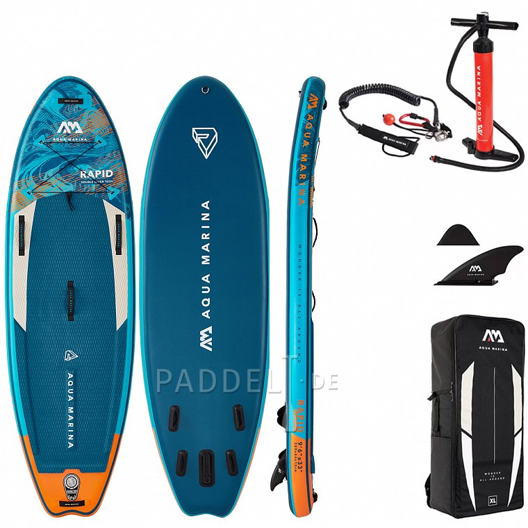 Paddleboard AQUA MARINA RAPID 9’6″ - nafukovací paddleboard na řeku