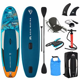 SUP AQUA MARINA Blade 10'6 Modell 2022 - aufblasbares Stand Up Paddle Board mit Windsurf-Option