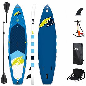 SUP F2 AXXIS 11'6 COMBO BLUE mit Paddel - aufblasbares Stand Up Paddle Board