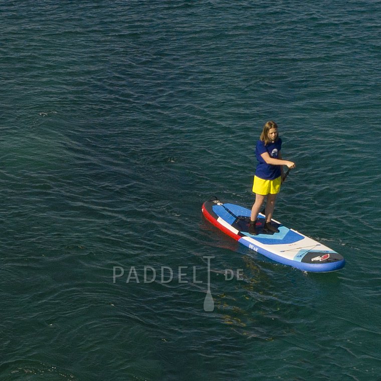 SUP F2 PEAK WINDSURF 10'8 BLUE - aufblasbares Stand Up Paddle Board, Windsurfboard
